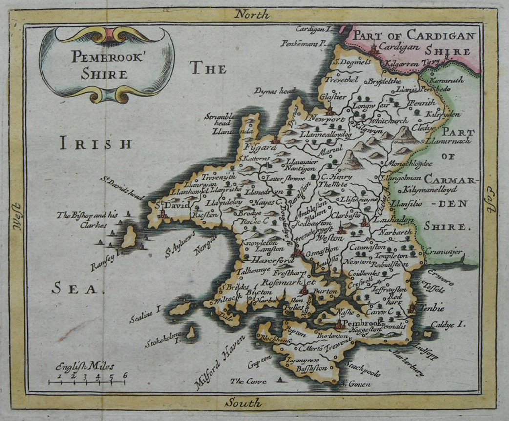 Map of Pembrokeshire - Seller